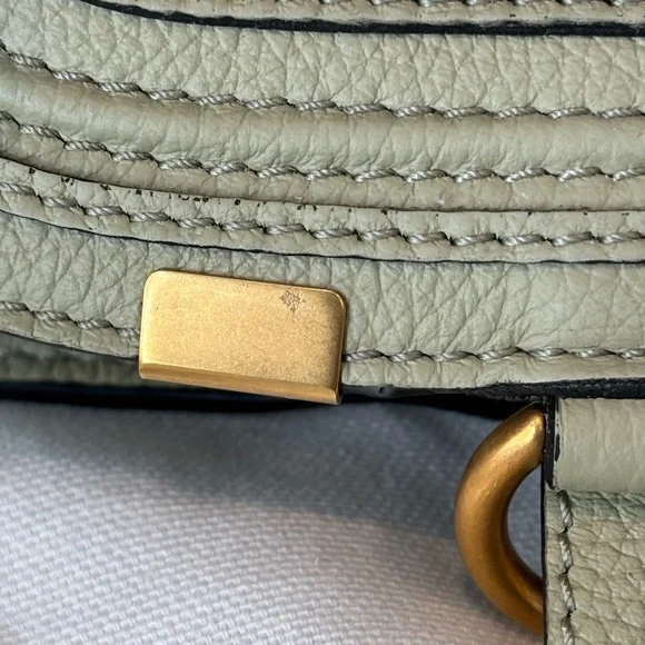 Chloe Mini Marcie Satchel Crossbody Faded Green - Picture 5 of 11